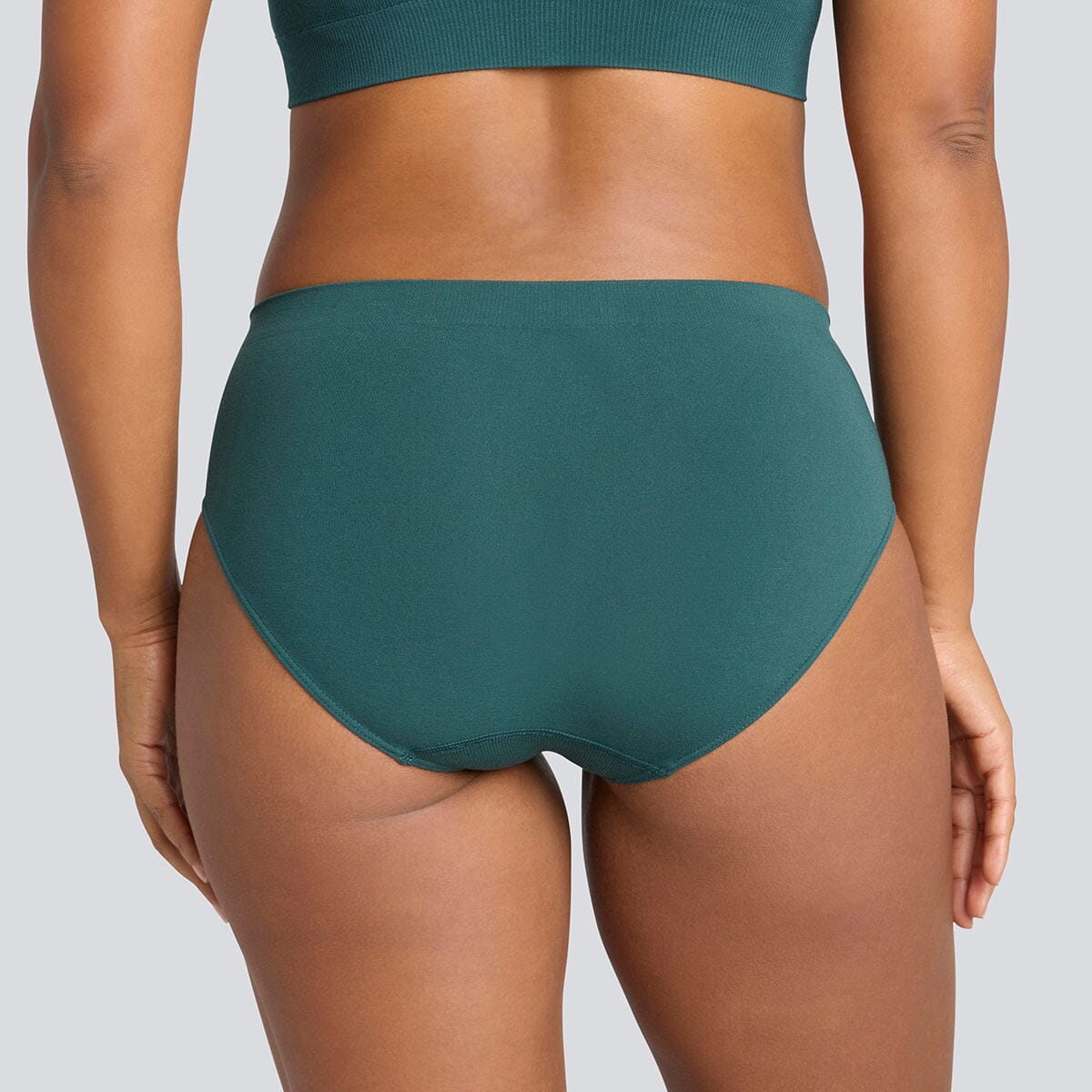 Women's SmoothFit Bikini Brief - Rain Forest - Bamboo Underwear - Model:Yolanda