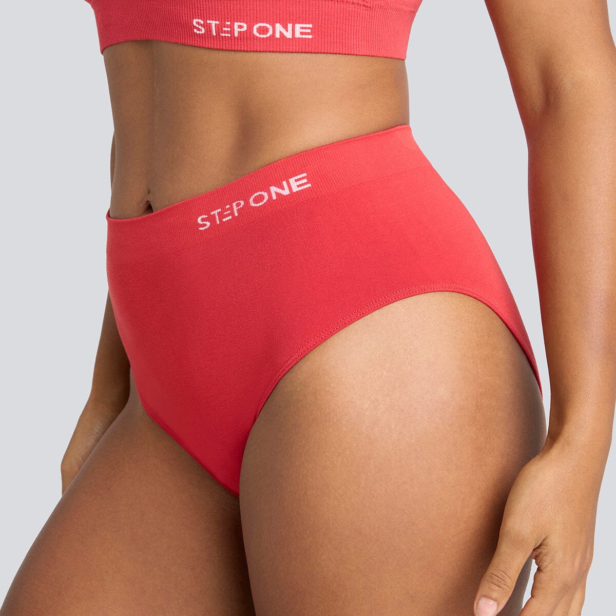 Women's SmoothFit Full Brief - Scarlet Smile - Bamboo Underwear - Model:Yolanda