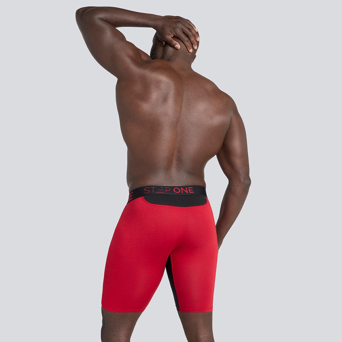 Boxer Brief Sport - Red Gums - Bamboo Underwear - Model:Baba