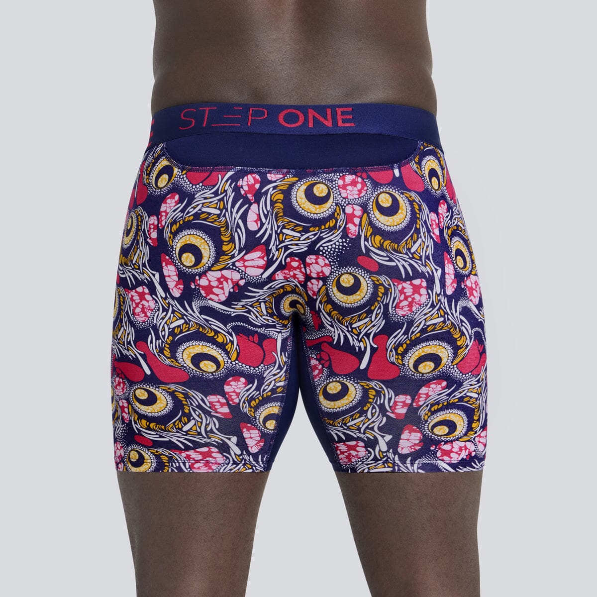 Boxer Brief - African Pattern - Bamboo Underwear - Model:Baba