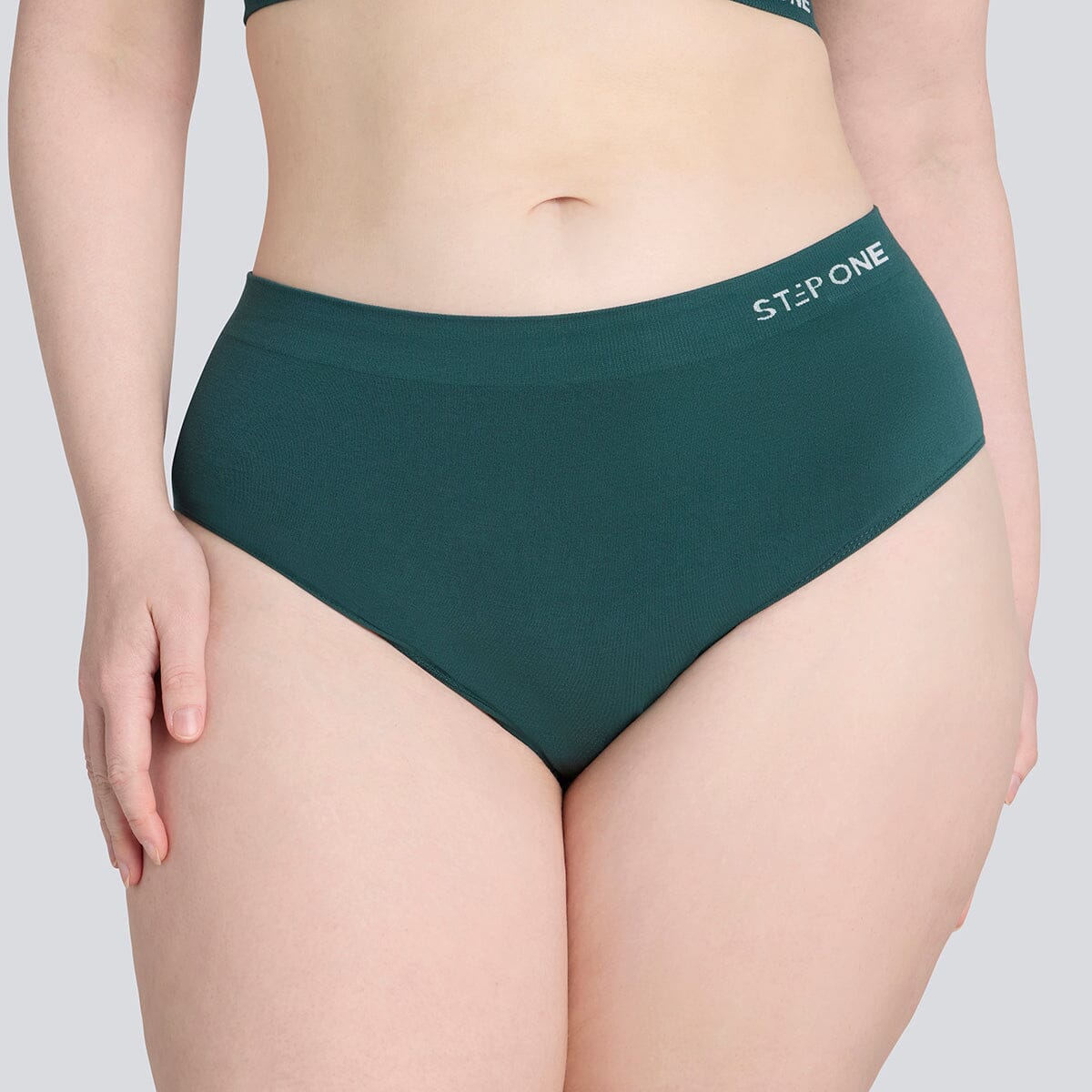 Women's SmoothFit Full Brief - Rain Forest - Bamboo Underwear - Model:Eloise