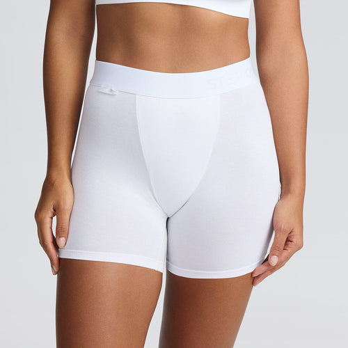 Women's Body Shorts - White