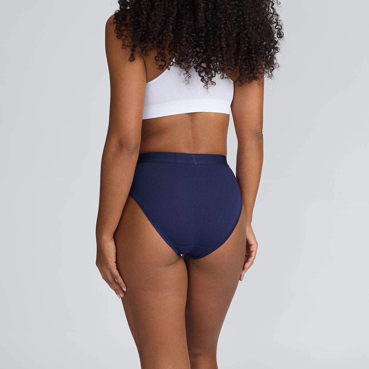 Women's Bikini Brief - Ahoy Sailor - Bamboo Underwear - Model:Yolanda