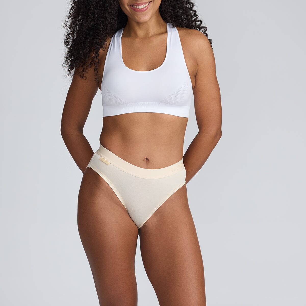 Women's Bikini Brief - Butter Scotch - Bamboo Underwear - Model:Yolanda