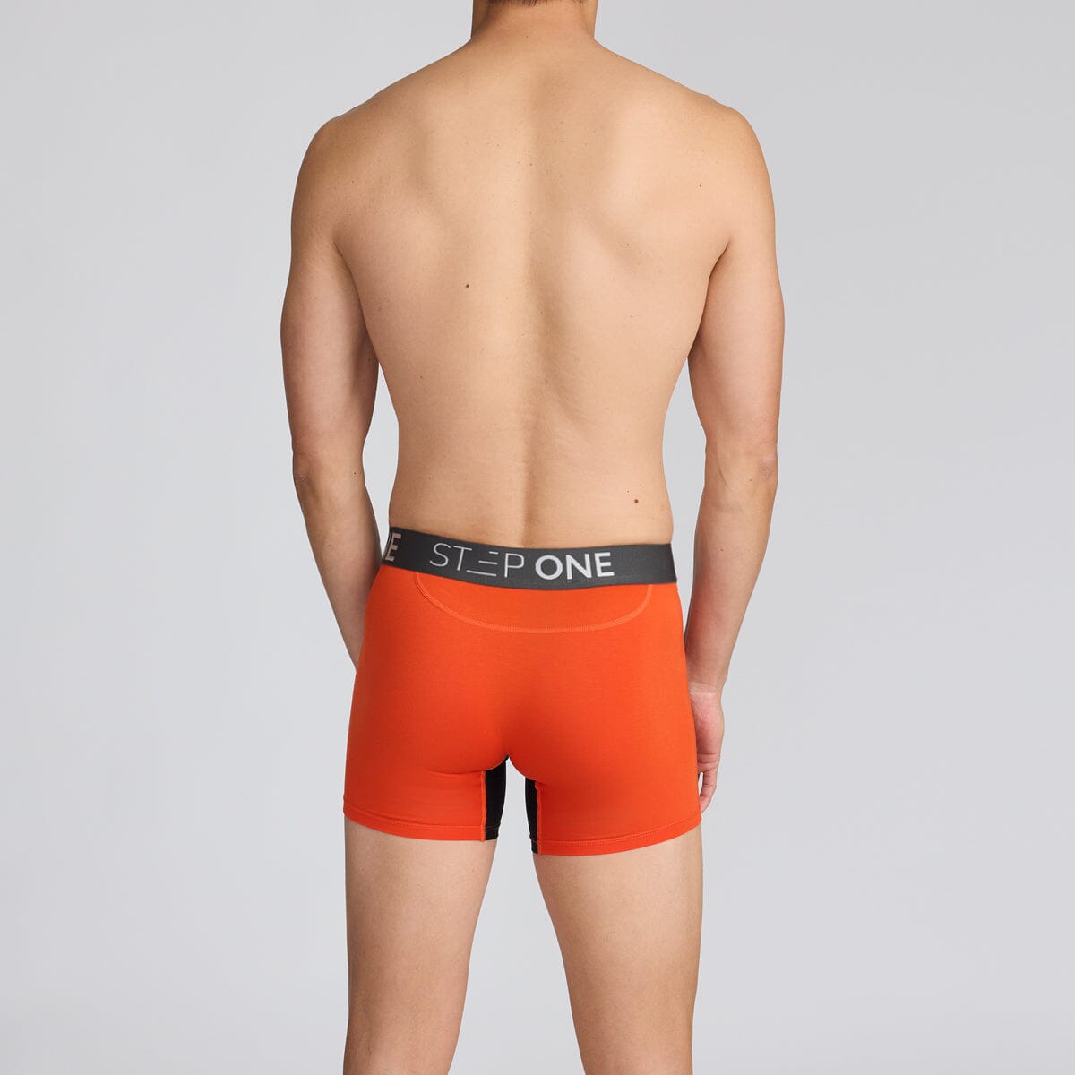 Men's Orange Bamboo Underwear - Model:Vince