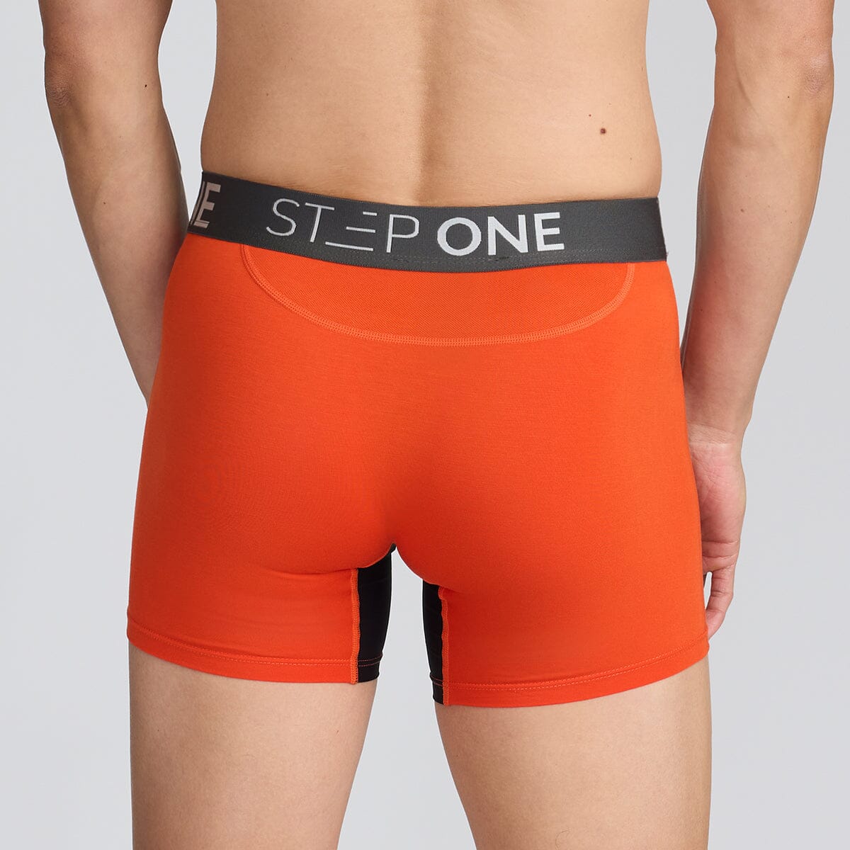 Men's Orange Bamboo Underwear - Model:Vince