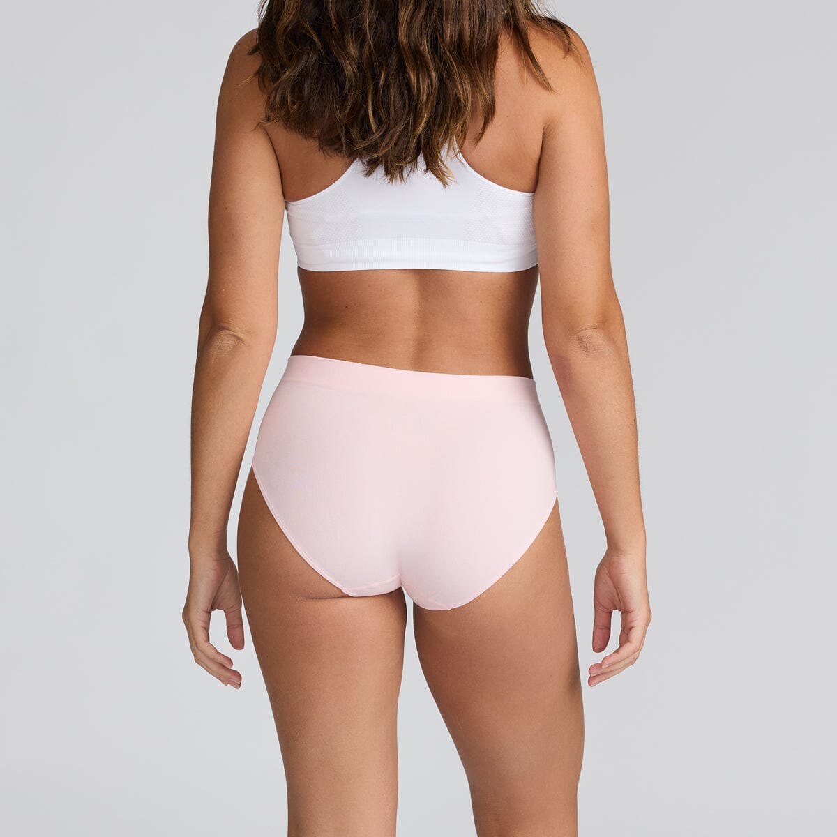 Women's SmoothFit Full Brief - Rosé All Day - Bamboo Underwear - Model:Elke