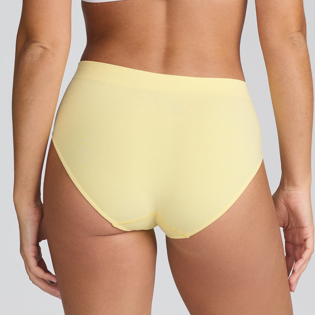 Yellow Full Brief Seamless Underwear