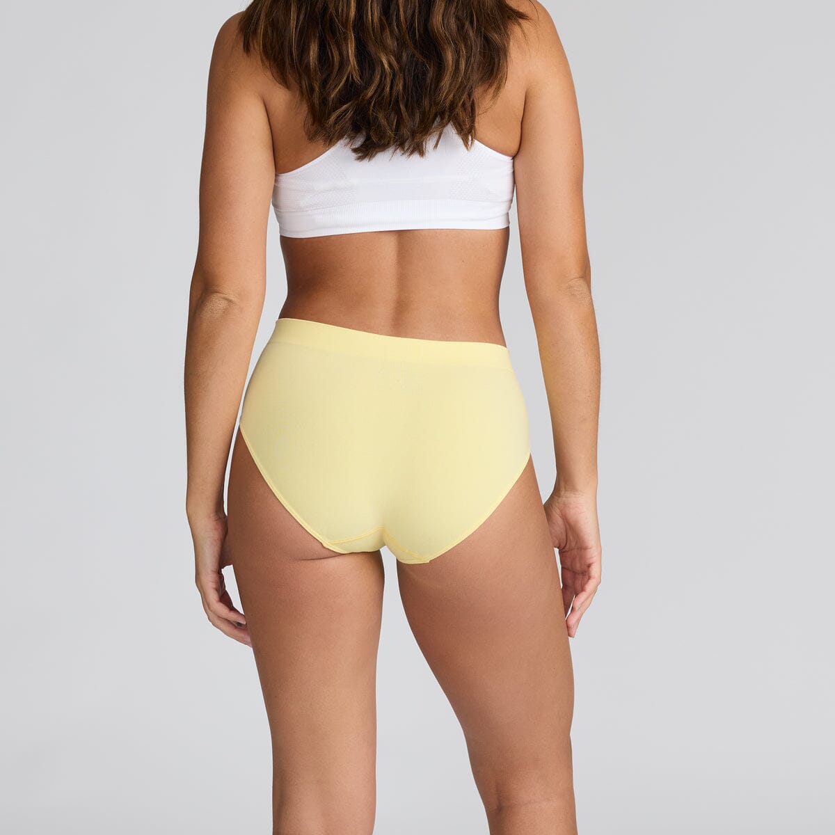 Yellow Full Brief Seamless Underwear