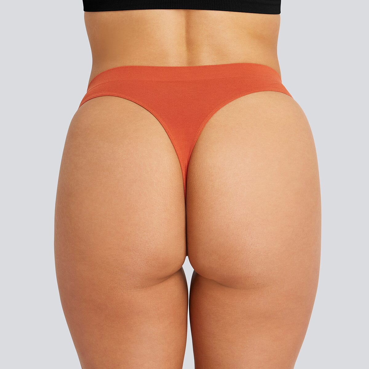 Women's SmoothFit Thong - Rooibos - Bamboo Underwear - Model:Natalia