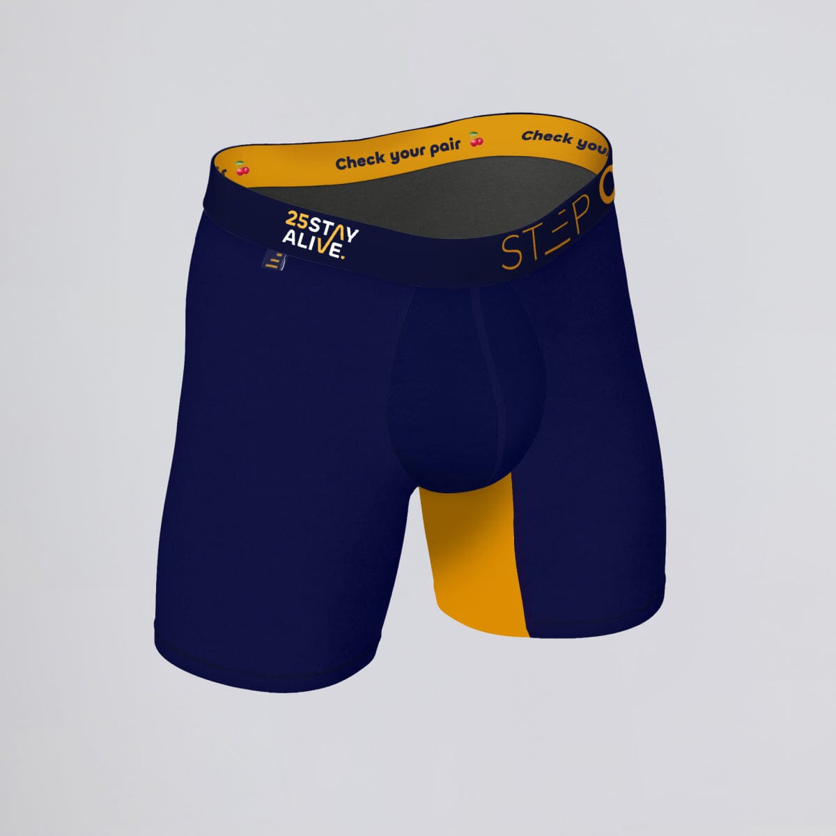 Boxer Brief - 25 Stay Alive - Bamboo Underwear