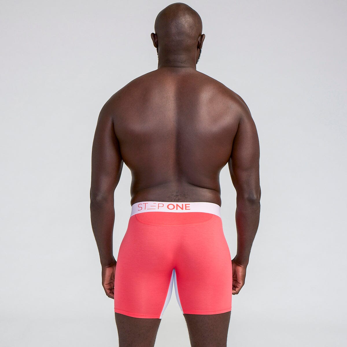 Red and White Bamboo Underwear for Men