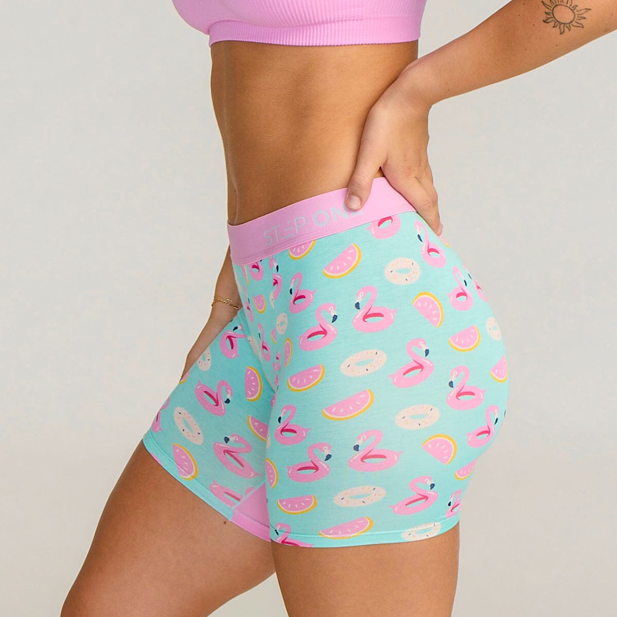 Women's Body Shorts - Miami Nice - Bamboo Underwear