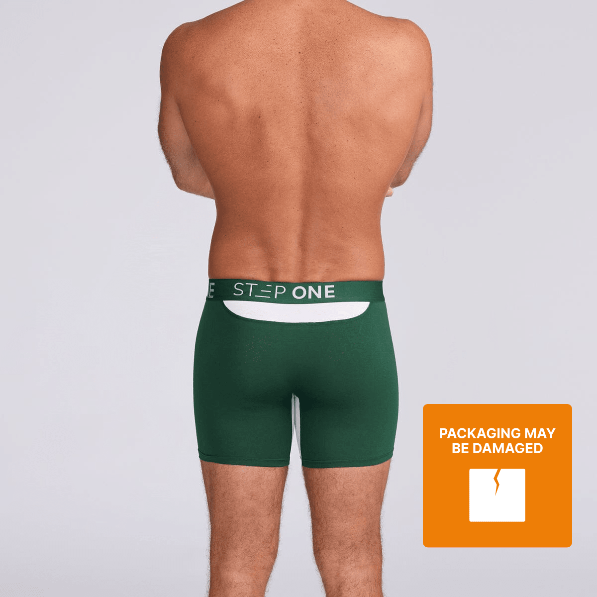 Trunk - Green & White - Bamboo Underwear