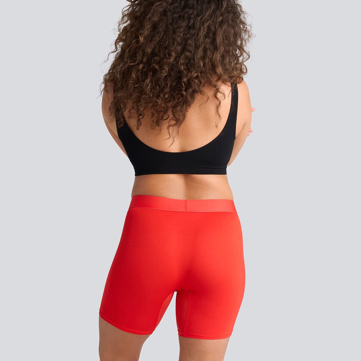 Women's Body Shorts - Rosso - Bamboo Underwear