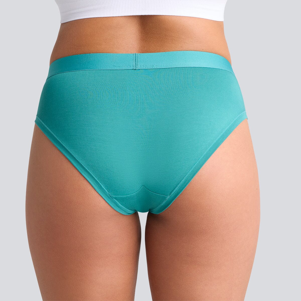 Light Green Bamboo Underwear for Women - Model:Alexandra